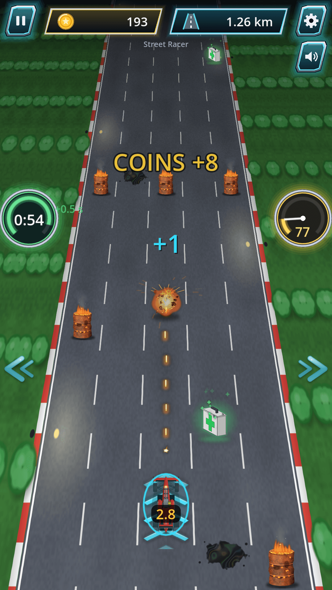 Heavy Lane — Street Racer gameplay